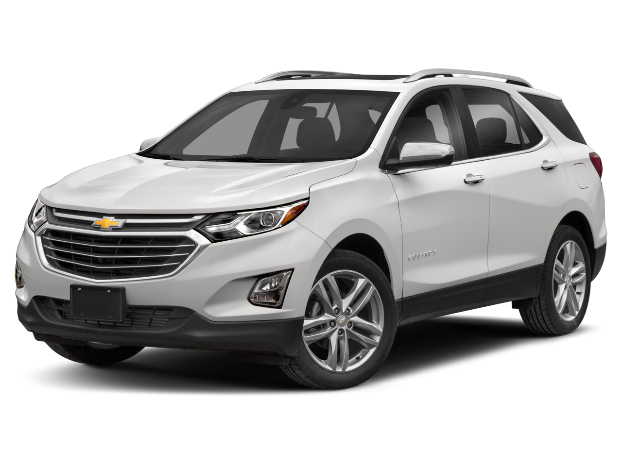 2018 Chevrolet Equinox Premier in Storm Blue Metallic — front three-quarter view