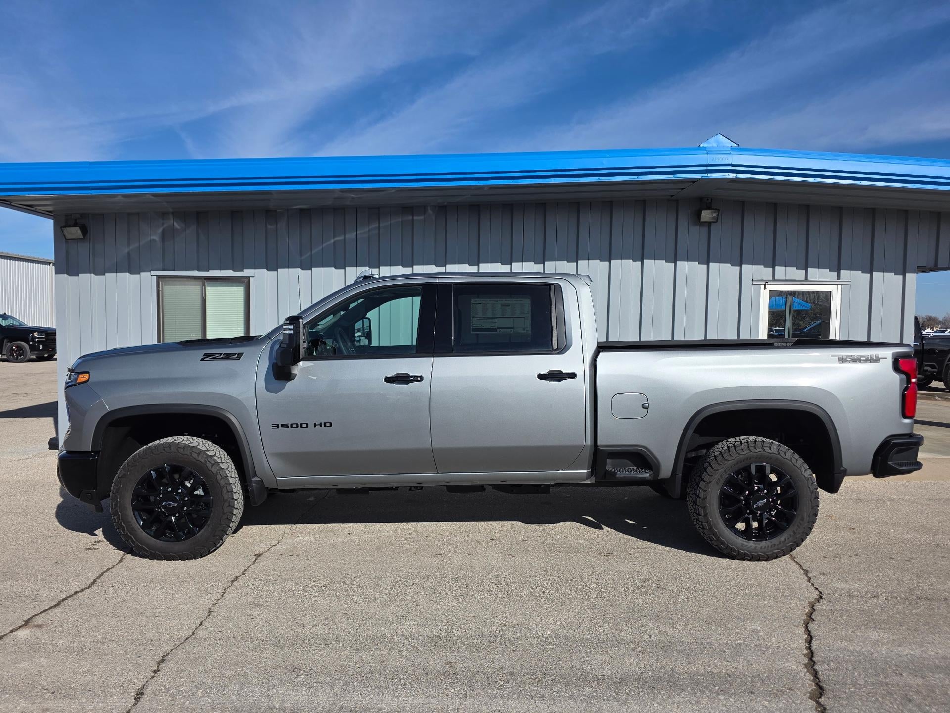 2026 Chevrolet Silverado 3500 HD LTZ in Sterling Gray Metallic — front three-quarter view