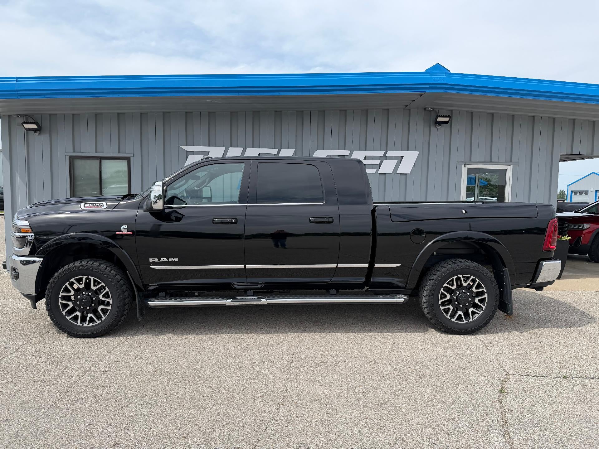 2025 RAM 2500 Limited in Black — front three-quarter view