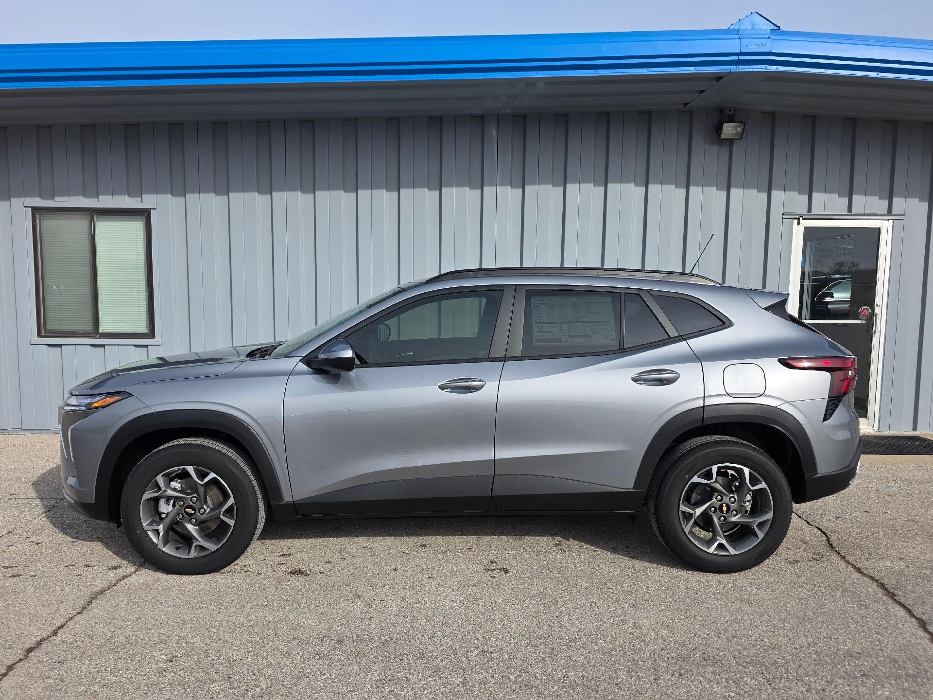 2026 Chevrolet Trax LT in Sterling Gray Metallic — front three-quarter view
